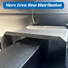 Heat Baffle Pellet Smoker Grill Replacement Diffuser Deflector HeavyDuty Steel