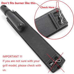 Cast Stainless Steel Grill Burners Heavy Duty Gas BBQ Replacement 4 Pack