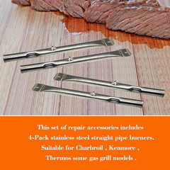 14-7/16 Grill Burner Tubes for Charbroil Performance 463322613 Thermos 461334813