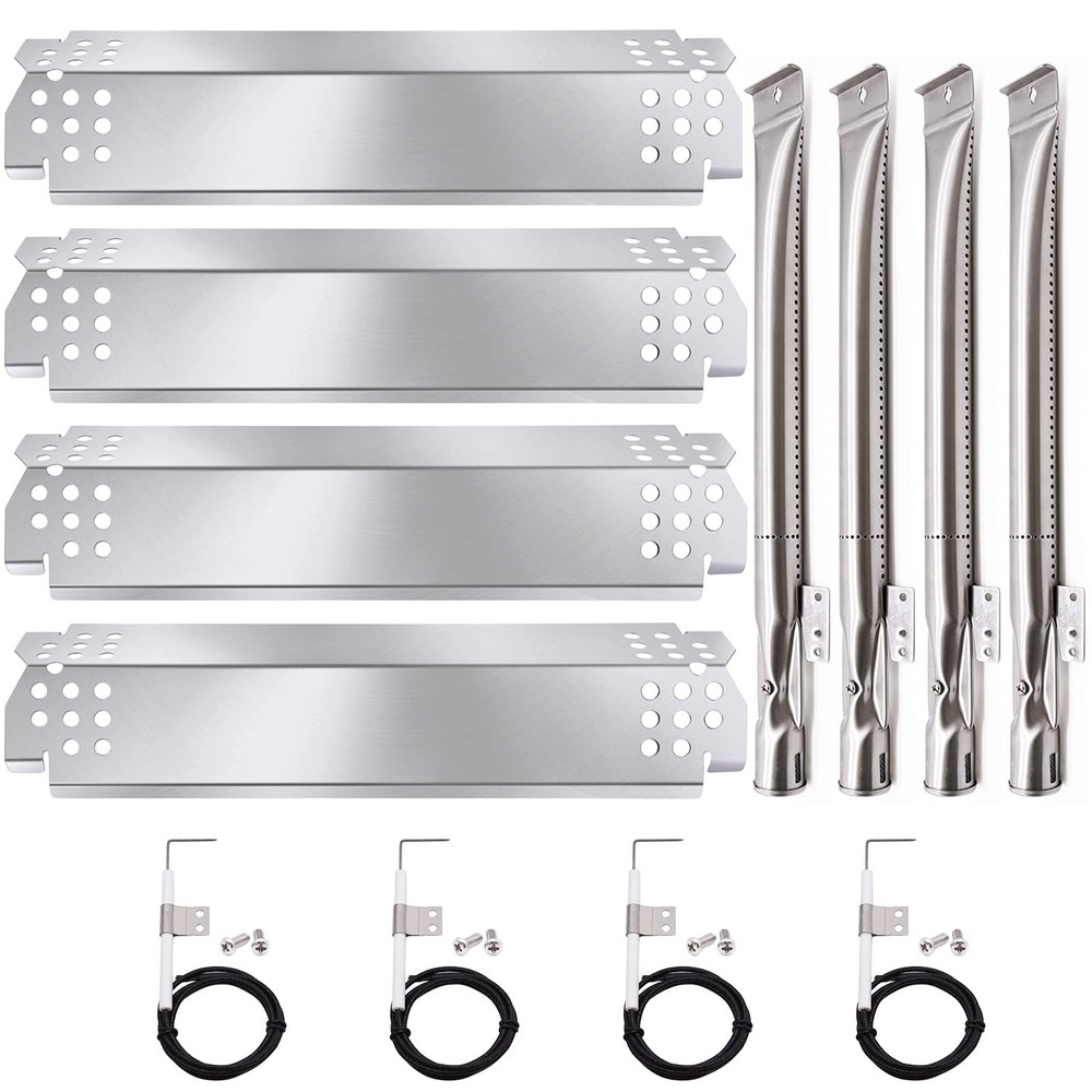 Grill Replacement Parts for 4 & 5 Burner Models – Heat Shield Plates, Burners &
