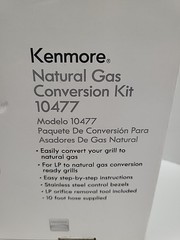 New Kenmore Natural Gas Conversion Kit for 6-Burner Grills w/ 10 ft Hose #10477