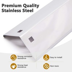 Adviace Heat Plates Replacement Parts for Char Stainless Steel
