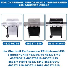 Grill Replacement Parts for 3-Burner TRU-Infrared Grills – Emitter Plates, Heat