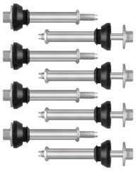 8 Pcs Valve Cover Bolt with Grommet Seal Crush Sleeve, Valve Cover Fasteners