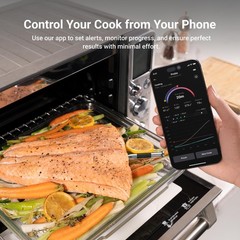 ThermoMaven Smart Bluetooth Wireless Meat Thermometer, 10X 6.6 inches, Red