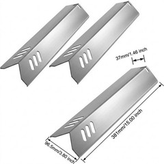Enamel Heat Plate Set 3 pcs for Uniflame For gas Grills DGF510SBP GBC1440WRSB C