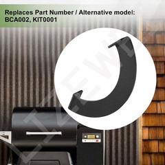 BCA002 Grill Lid Door Stop Arc Right Side & Lid Hinge Kit Compatible with Most