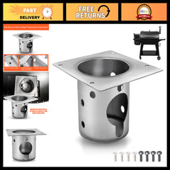 Fire Burn Pot Replacement for Pellet Grills, Upgraded Accessories & Screws