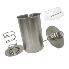 Stainless Steel Steaming Bucket with Thermometer for Meat Press Applications