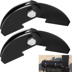 2 Pack Heavy Duty BBQ Smoker Hinge for BBQ Smoker Hinge Doors – Size: 8 X 2 1/4″