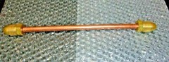 REGO 913PS12, M.POL X M.POL 7/8″ Hex Short Nipple 12″ Hogtail 3/8″ Tube,NEW