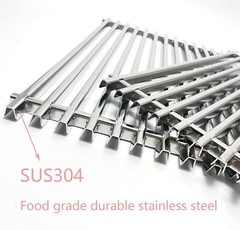 17.25″ Stainless Steel Grid Grates for Weber Spirit E-310 E-320, S-310 S-320,