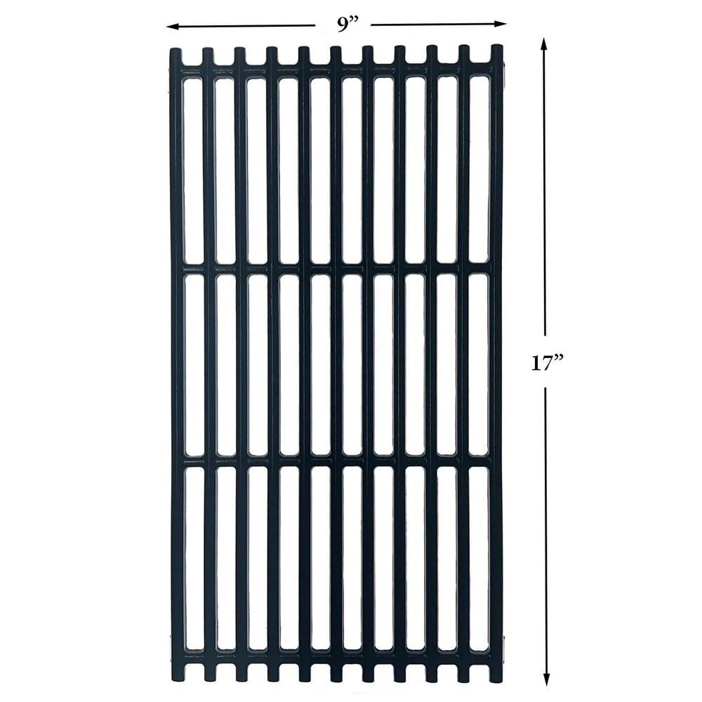 Char-Broil, 9″ x 17″, Porcelain-Coated Cast Iron Cooking Grate, T160: G369-0098-