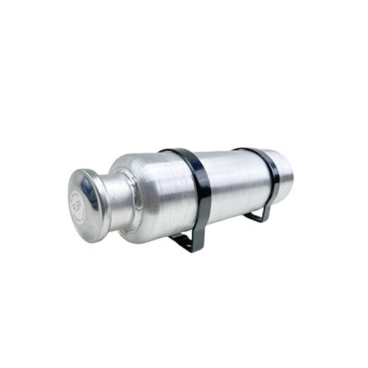 JSD 0.58 Gallon 4 x 12 Spun Aluminum Small Universal Gas Tank Vertical 1/4″