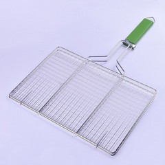 BBQ Grill Mesh Stainless Steel Flat Design for Grilling Vegetables Efficiently