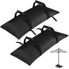 130LBS Extra Large Umbrella Base Weight Set of 2 Patio Fillable Sand Bags for