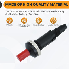 Push Botton Piezo Igniter, One Outlet Plug Push Button Ceramic Igniter, Piezo Sp