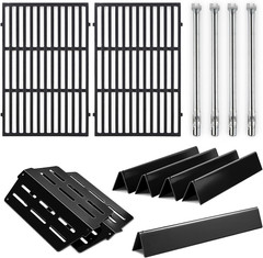 Genesis E-330 4 Burner 62752 7524 Grates 7620 7621 Flavorizer Bars 65505 Heat De