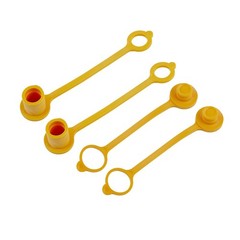 4Packs 3/8″ Dust Cap and Plug for Propane Natural LP Gas Quick Connect and Di…