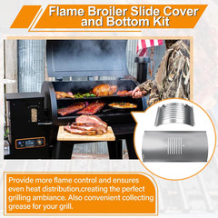 Flame Broiler Kit for Pit Boss PB1600, PB1150, PB1100, PB1000 Series and Pro Ser