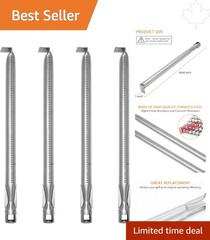4-Pack Tube Burner Replacement for Blackstone 36″ Griddle – Easy Install