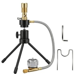 UCRXPLAB Propane Bunsen Burner with Tripod and Air Intake Adjuster, Direction an