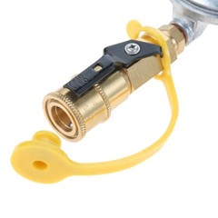 Propane Gas Grill Regulator 1/4″Quick Connect Cylinder Tank Adapter 20-50lbs BBQ