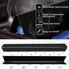 Grill Porcelain Flavorizer Bars 17.5″ 5-Pack for Weber Genesis E310 E320 E330