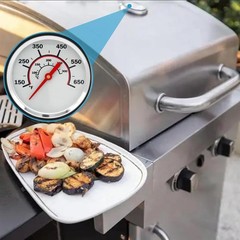 1.85″ Lid Temperature Gauge for Most of Char Broil Gas Grills, Grill Thermometer