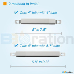 3-Pack Adjustable Crossover Tubes for Charbroil Kenmore Gas Grill