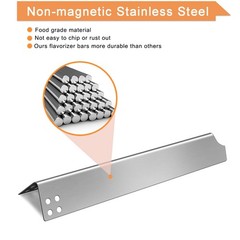 BBQ Heat Plate Shield Tent for Brinkmann 8106680S 15 1/16×2 5/16 Inch 6 PCS