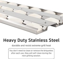 Grill Briquette Tray Replacement for Lynx 42in 54in Grill, Narrow Briquette T…