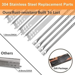 Essential Charbroil Grill Replacement Parts Set – Durable Stainless Steel 5-Pack