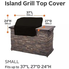 Sleek Design Waterproof BBQ Grill Top Cover Made of Heavy Duty Material