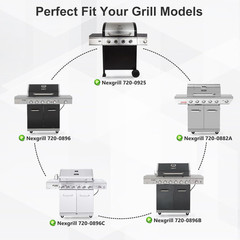 Grill Parts for Nexgrill Replacement Parts 6 Burner 720-0896B, 720-0925, 720-089