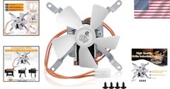Durable Induction Fan for Wood Pellet Grills – Fits Traeger, Pit Boss & Z Grills