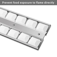 Plowo Grill Briquette Tray & Ceramic Briquettes Set for Viking Gas Grill Mode…