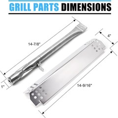 Replacement Parts for Nexgrill 720-0830X, Gas Burners and Flame Tamers Kit