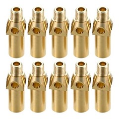 10PCS Propane Natural Gas Burner Jet Propane Burner Brass Head Nozzle Replace…