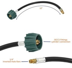 (KT12ACR-2a) 2-Stage Auto Changeover LP Regulator with 12-inch Pigtails