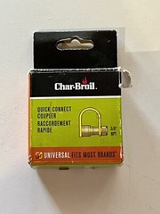 Char-Broil Fixitup Universal 3/8-in Brass Quick Connect Coupler 8725621 3/8″ new