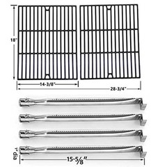 Uniflame GBC850W,BBQ,Stainless Burner & Porcelain Cooking Grid,Replacement kit