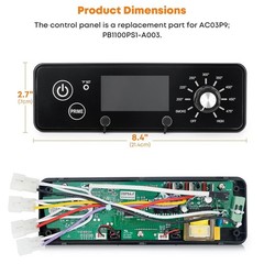 Control Board Replacement for Pit Boss Grill/Smoker, Controller with LCD Disp…
