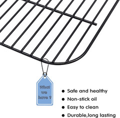 Porcelain Steel Heat Plates Tents Cooking Grates for Dyna-Glo DGC310 Series