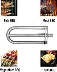 Grill Burners AND Briquette Trays for Alfresco Grill ALX2-30C ALX2-42C STAINLESS