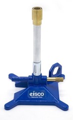 Natural Gas Bunsen Burner, StabiliBase Anti-Tip Design with Handle, with Flam…