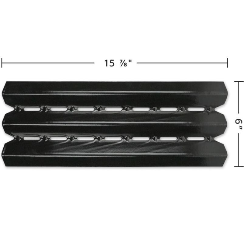 HEAT PLATE PORCELAIN STEEL Broil-Mate, Huntington, Broil King, Sterling, Rebel