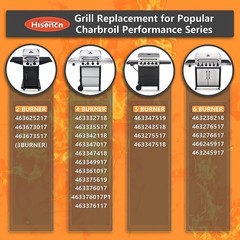Grill Replacement Parts for Charbroil Performance 2 Burner 463625217, 4636735…