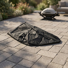 Grill Cover Waterproof BBQ Cover BBQ Party Adjustable Straps Tear Resistant