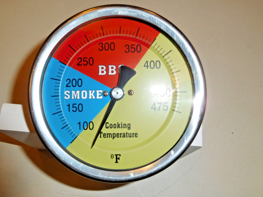 BBQ Grill/Smoker Replacement/DIY Thermometer Gauge 1/2″ Pipe Threads Temperature